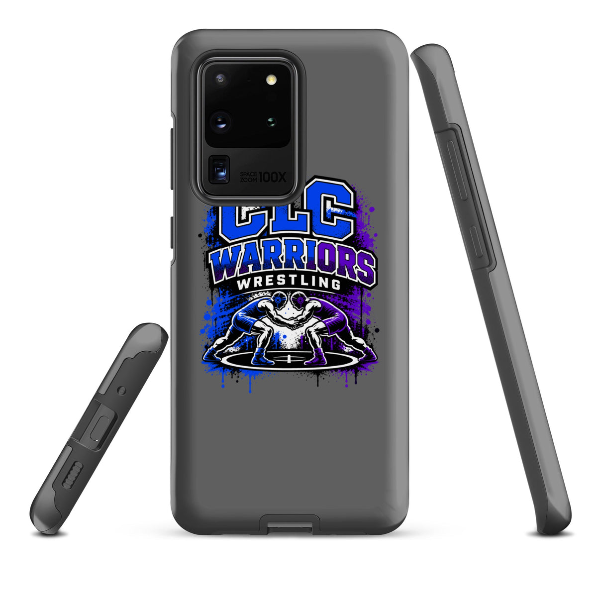 Tough Case for Samsung® | Clear Lake - Clayton Wrestling | Emblem Logo
