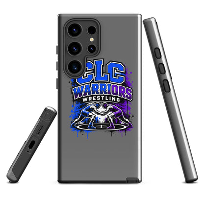 Tough Case for Samsung® | Clear Lake - Clayton Wrestling | Emblem Logo