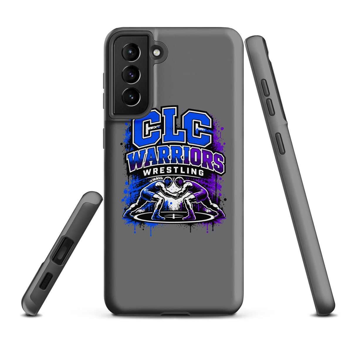 Tough Case for Samsung® | Clear Lake - Clayton Wrestling | Emblem Logo