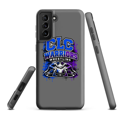 Tough Case for Samsung® | Clear Lake - Clayton Wrestling | Emblem Logo