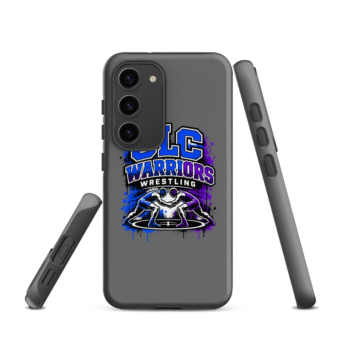 Tough Case for Samsung® | Clear Lake - Clayton Wrestling | Emblem Logo