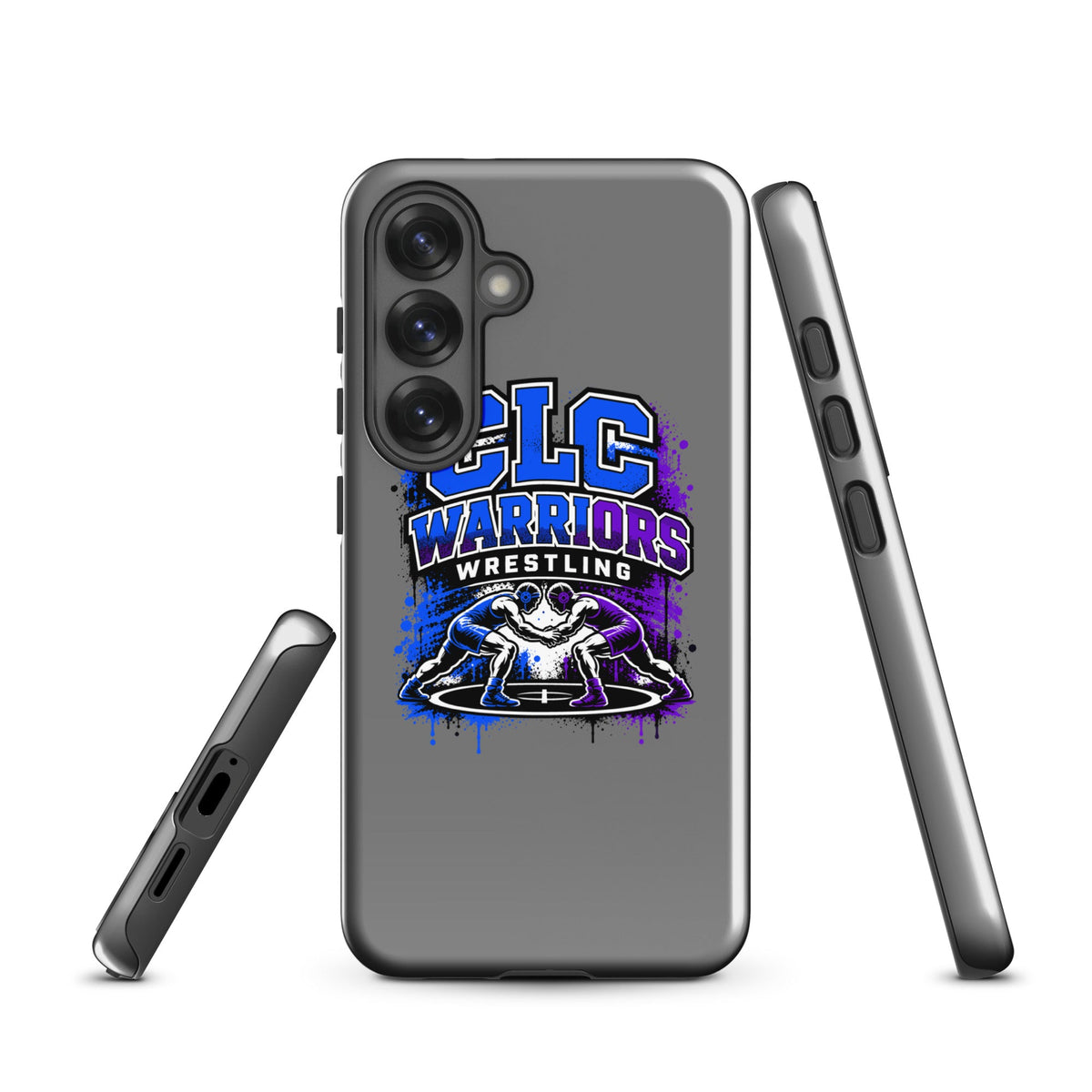 Tough Case for Samsung® | Clear Lake - Clayton Wrestling | Emblem Logo