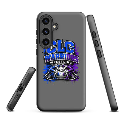 Tough Case for Samsung® | Clear Lake - Clayton Wrestling | Emblem Logo