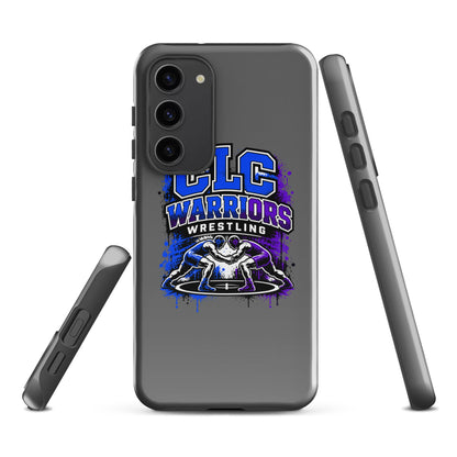 Tough Case for Samsung® | Clear Lake - Clayton Wrestling | Emblem Logo