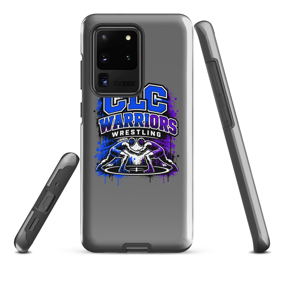 Tough Case for Samsung® | Clear Lake - Clayton Wrestling | Emblem Logo