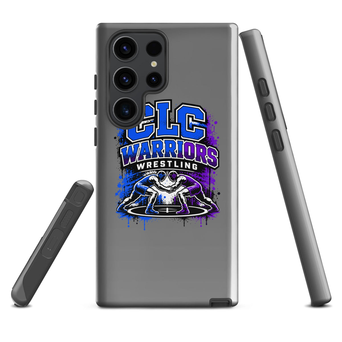 Tough Case for Samsung® | Clear Lake - Clayton Wrestling | Emblem Logo