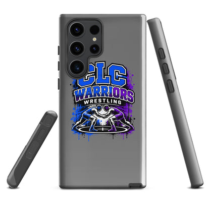 Tough Case for Samsung® | Clear Lake - Clayton Wrestling | Emblem Logo