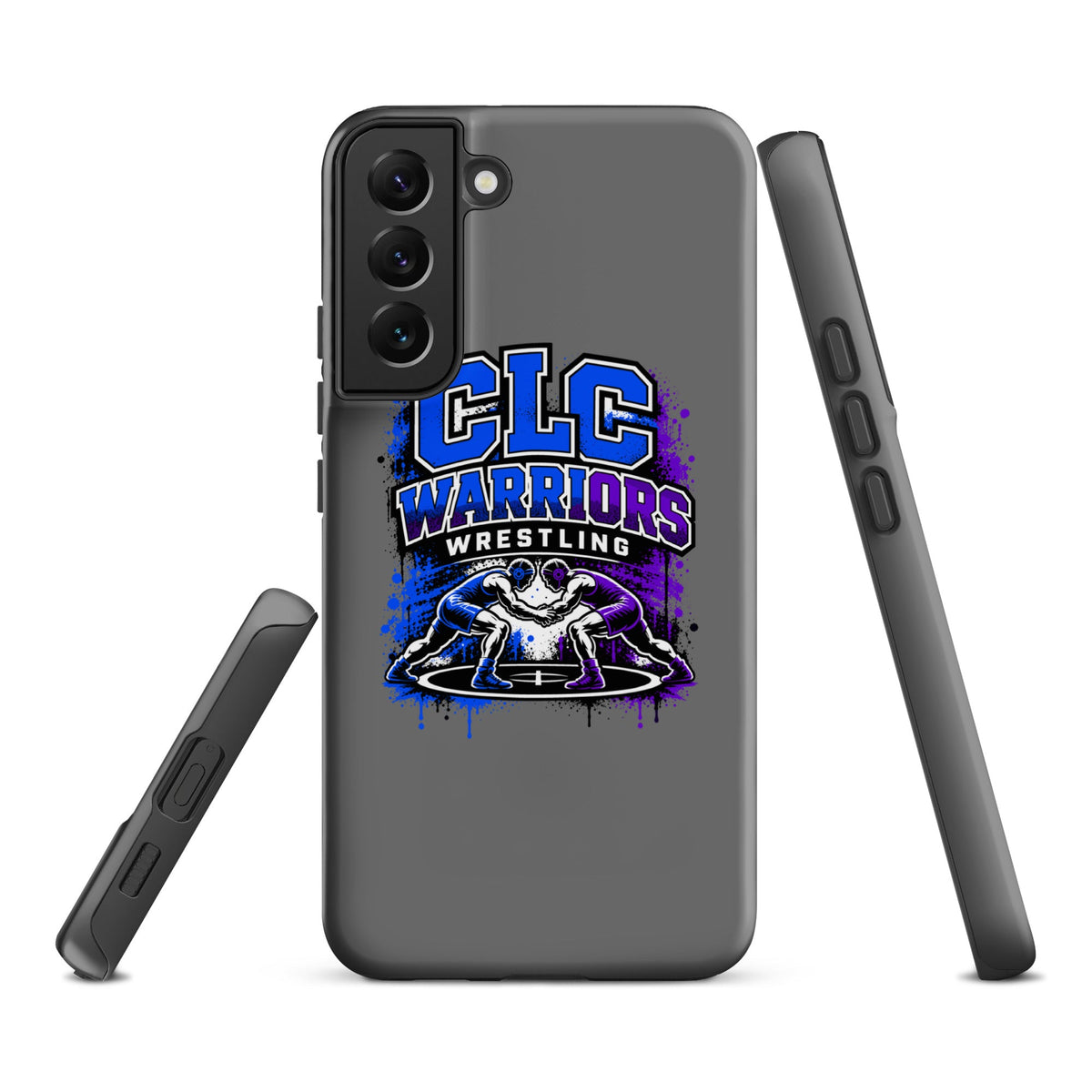 Tough Case for Samsung® | Clear Lake - Clayton Wrestling | Emblem Logo