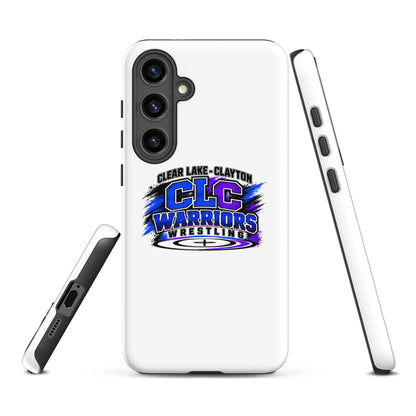Tough Case for Samsung® | Clear Lake - Clayton Wrestling | Vanguard Logo