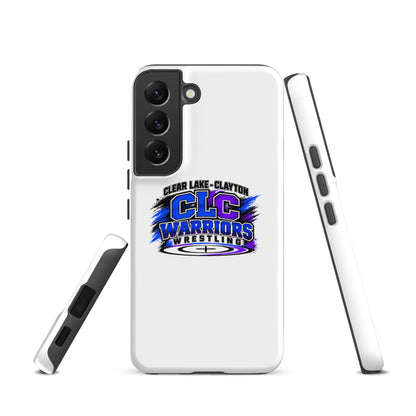Tough Case for Samsung® | Clear Lake - Clayton Wrestling | Vanguard Logo