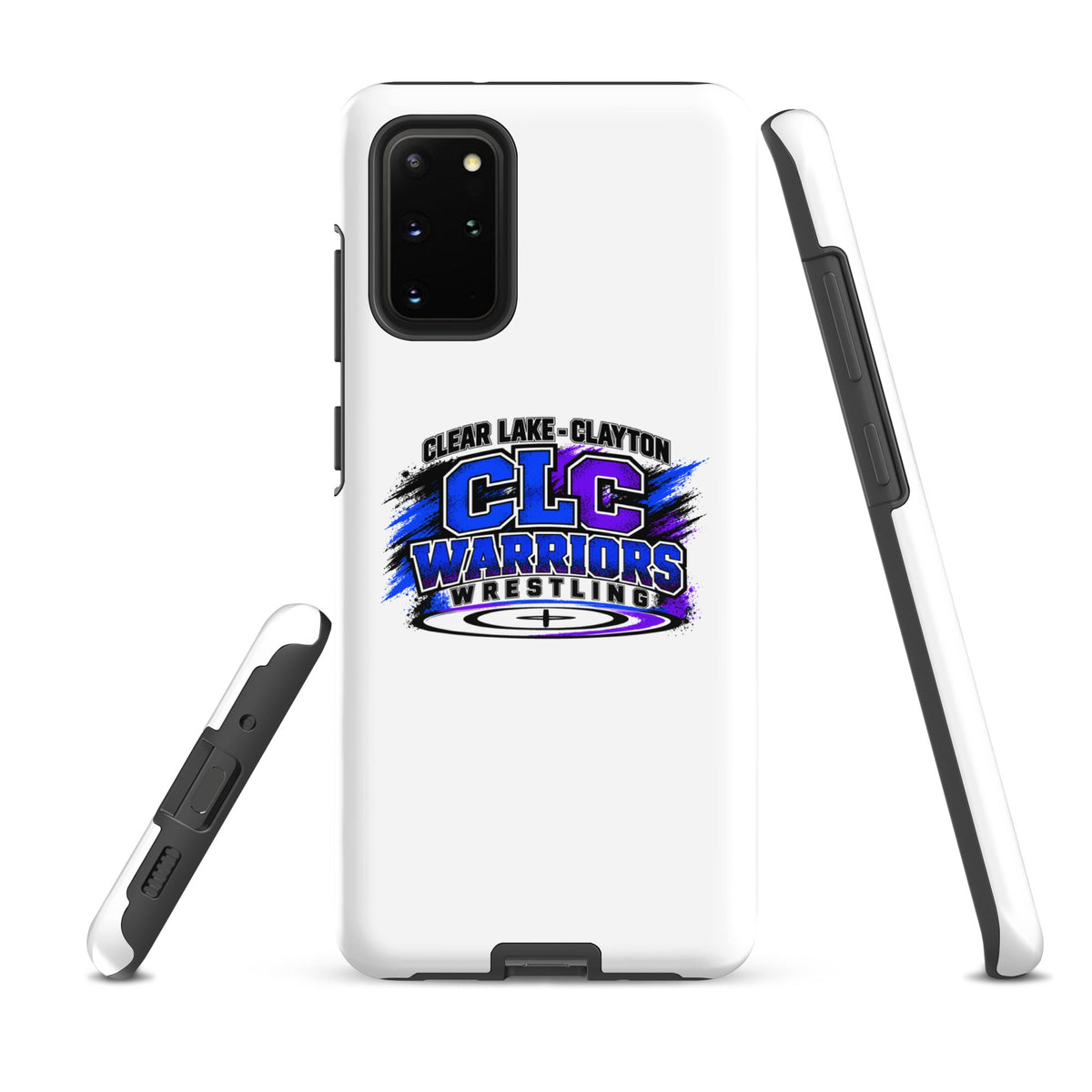 Tough Case for Samsung® | Clear Lake - Clayton Wrestling | Vanguard Logo