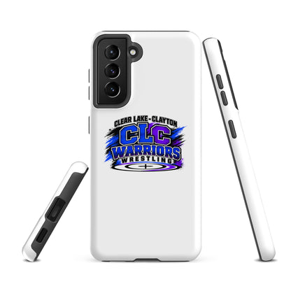 Tough Case for Samsung® | Clear Lake - Clayton Wrestling | Vanguard Logo