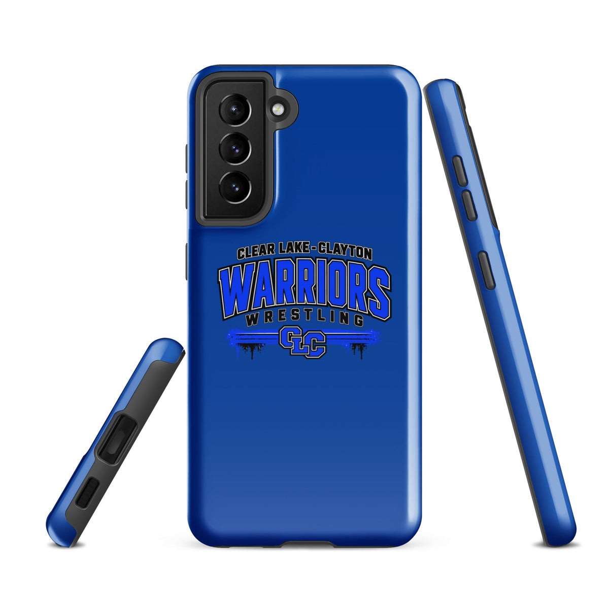 Tough Case for Samsung® | Clear Lake - Clayton Wrestling | Warrior Crest Logo