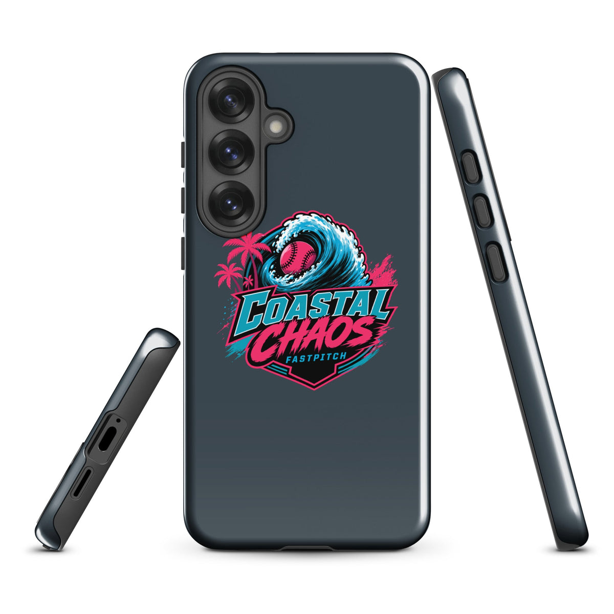 Tough Case for Samsung® | Coastal Chaos Fastpitch | Emblem Logo