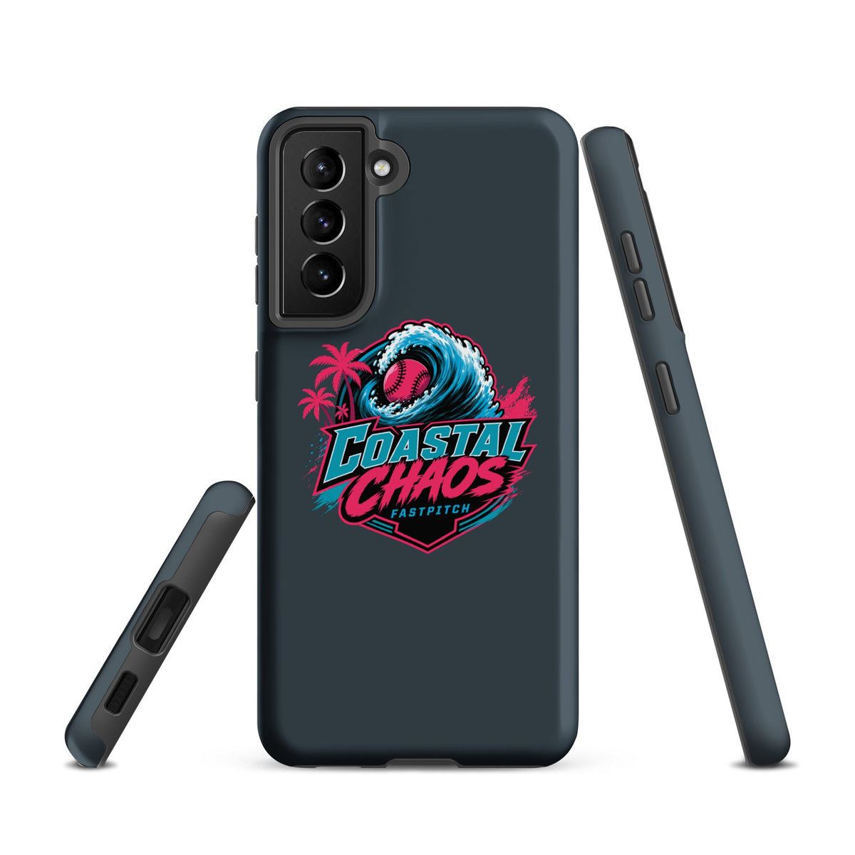 Tough Case for Samsung® | Coastal Chaos Fastpitch | Emblem Logo