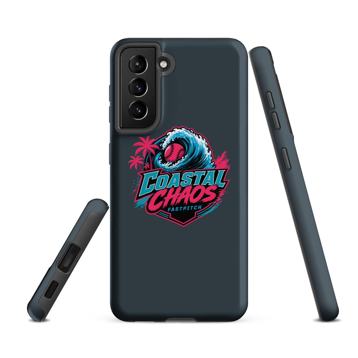 Tough Case for Samsung® | Coastal Chaos Fastpitch | Emblem Logo