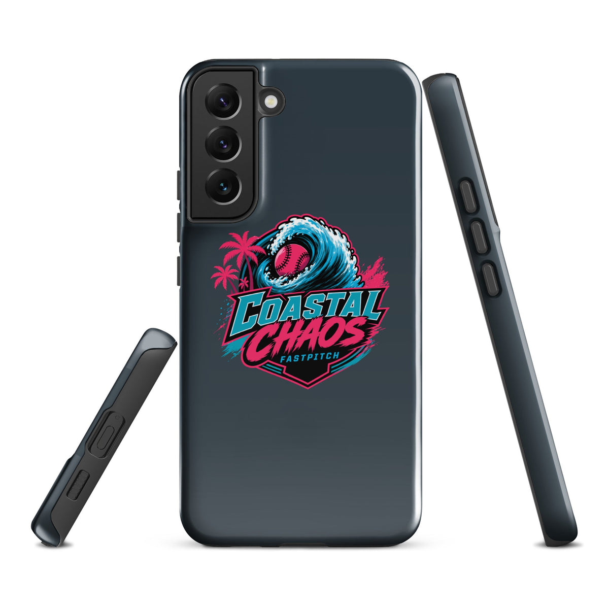 Tough Case for Samsung® | Coastal Chaos Fastpitch | Emblem Logo