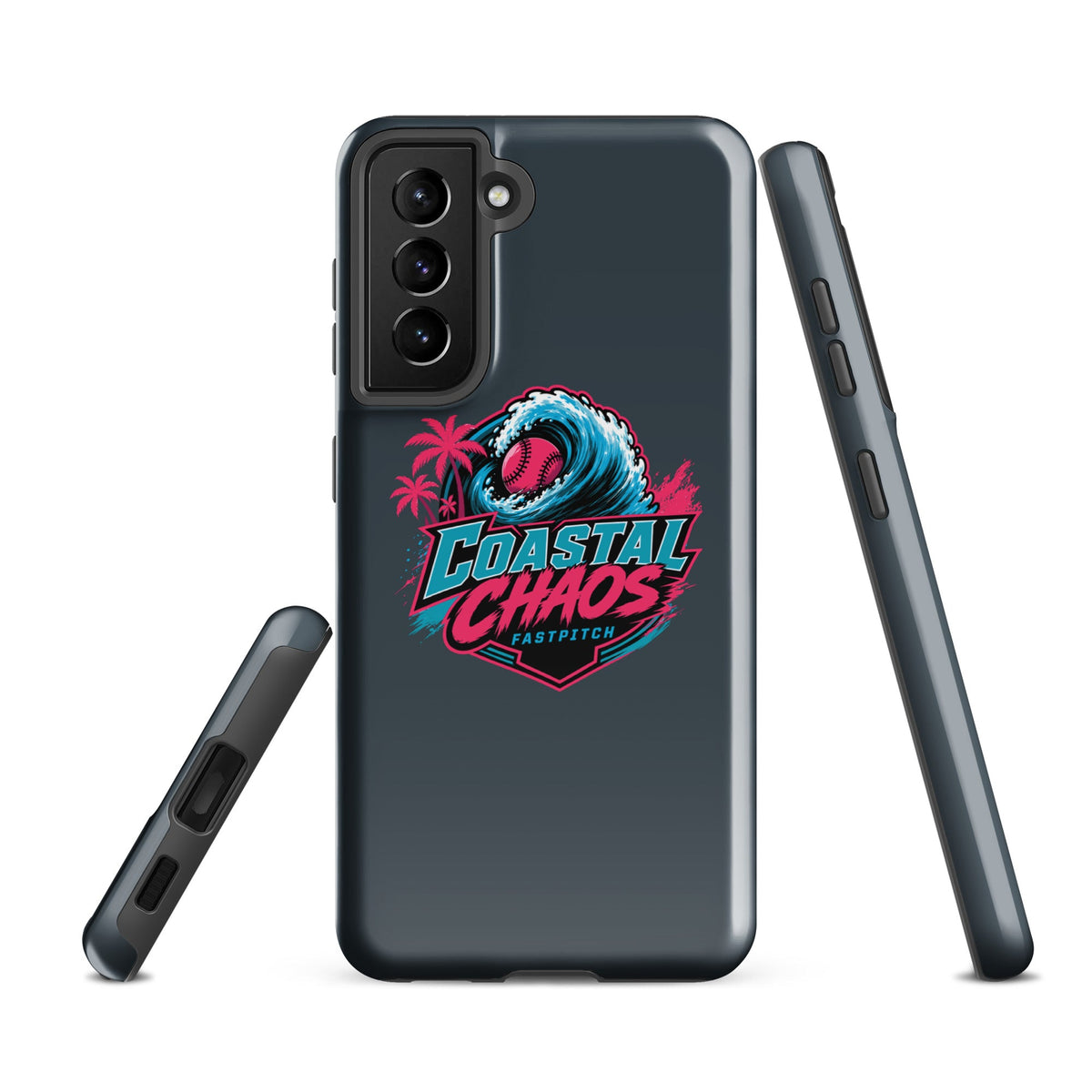 Tough Case for Samsung® | Coastal Chaos Fastpitch | Emblem Logo