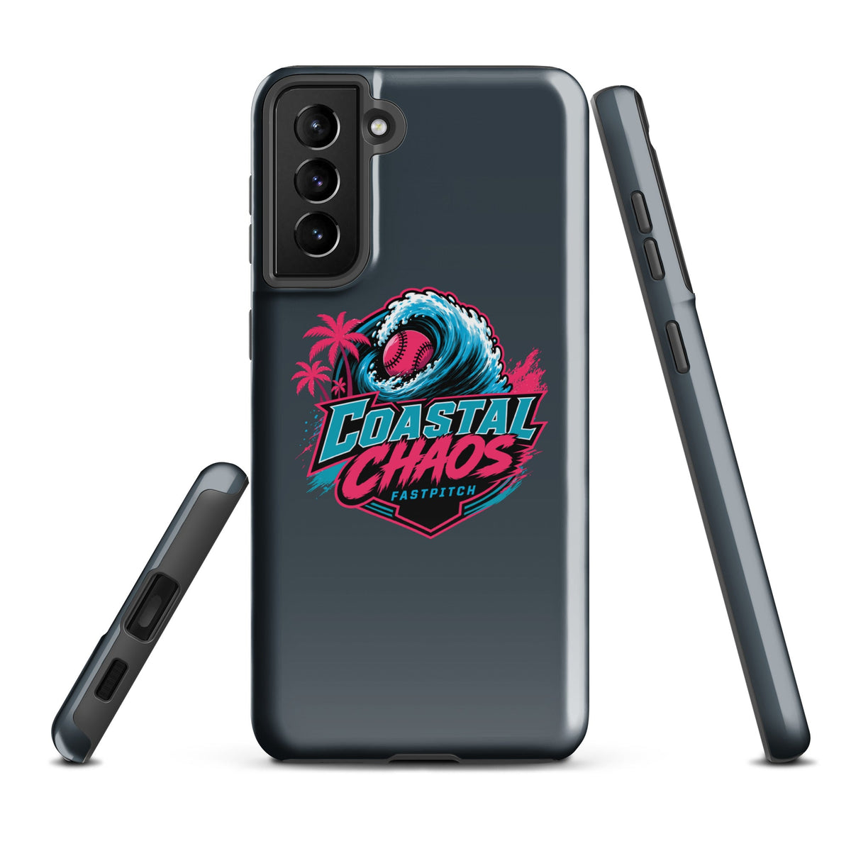Tough Case for Samsung® | Coastal Chaos Fastpitch | Emblem Logo