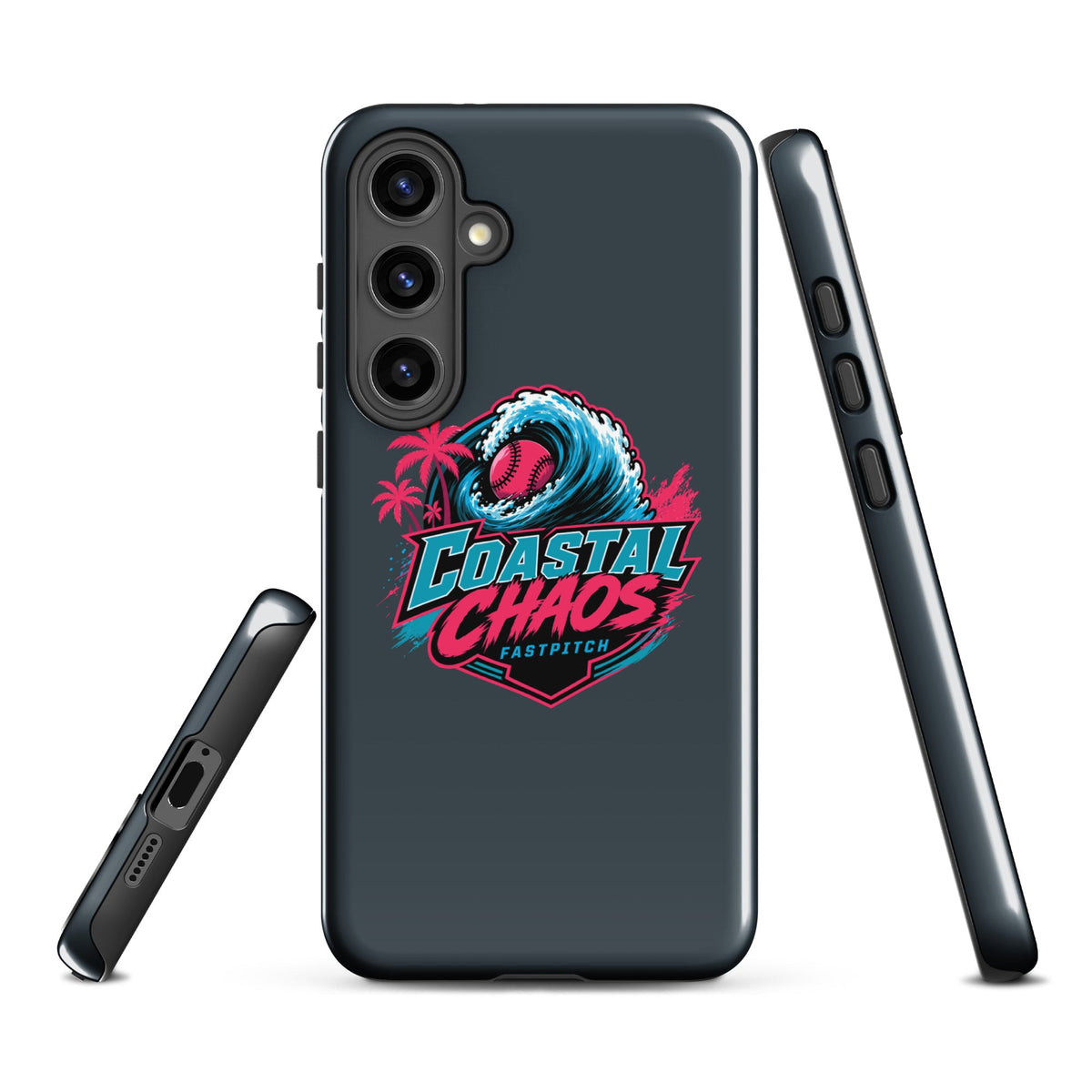 Tough Case for Samsung® | Coastal Chaos Fastpitch | Emblem Logo