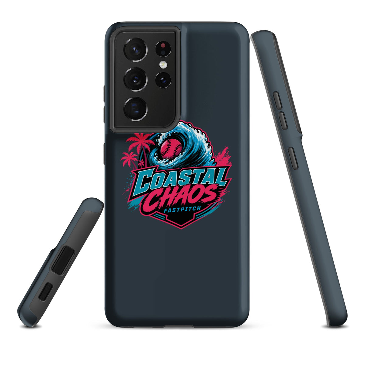 Tough Case for Samsung® | Coastal Chaos Fastpitch | Emblem Logo