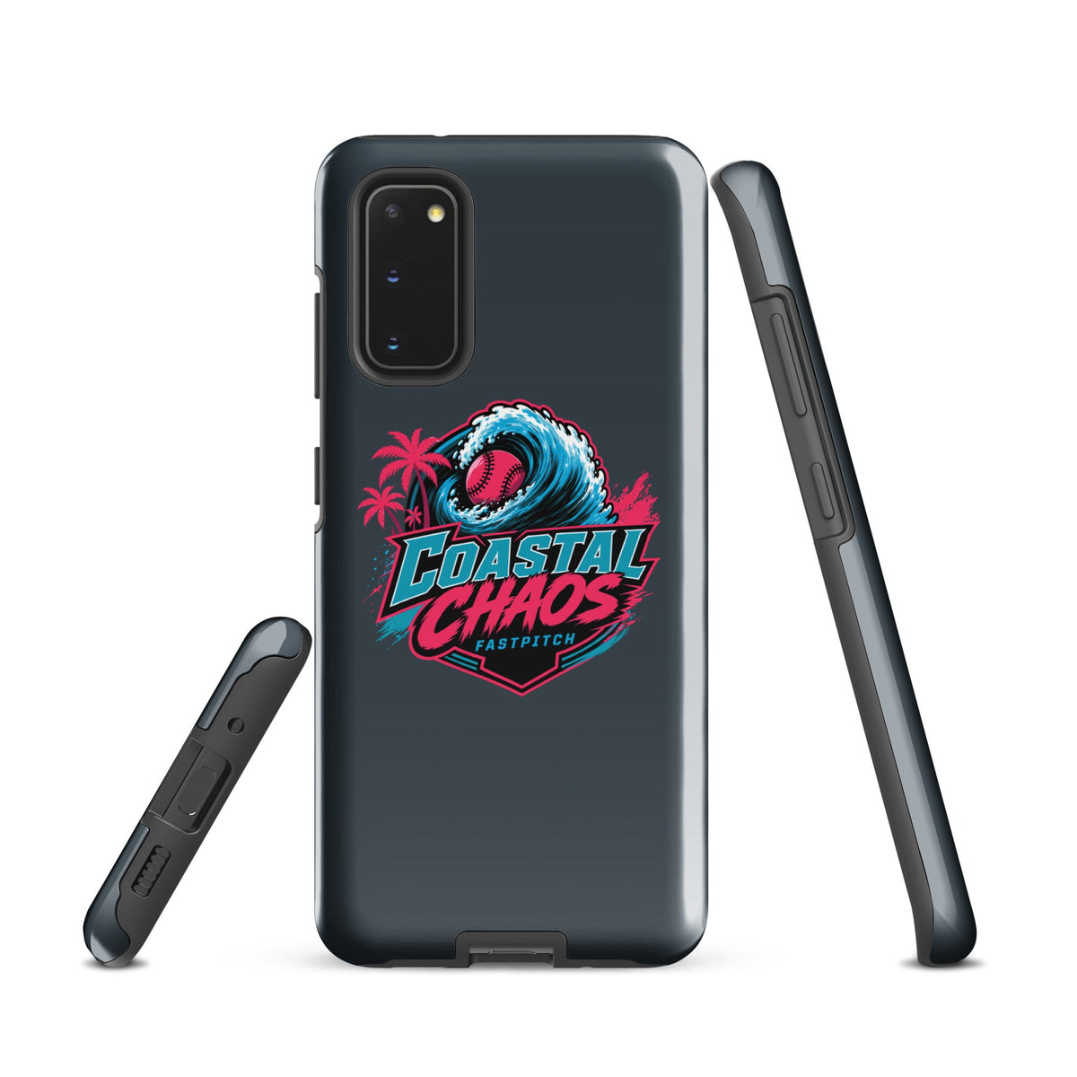 Tough Case for Samsung® | Coastal Chaos Fastpitch | Emblem Logo
