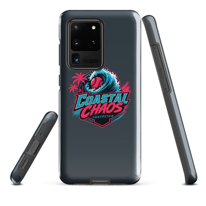 Tough Case for Samsung® | Coastal Chaos Fastpitch | Emblem Logo
