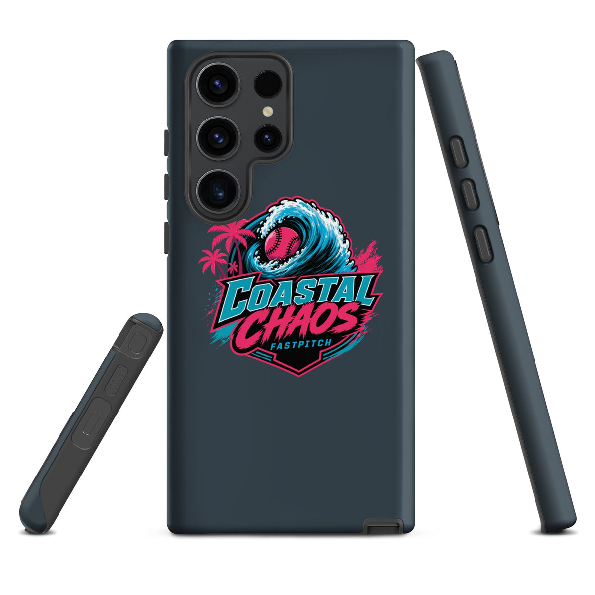 Tough Case for Samsung® | Coastal Chaos Fastpitch | Emblem Logo