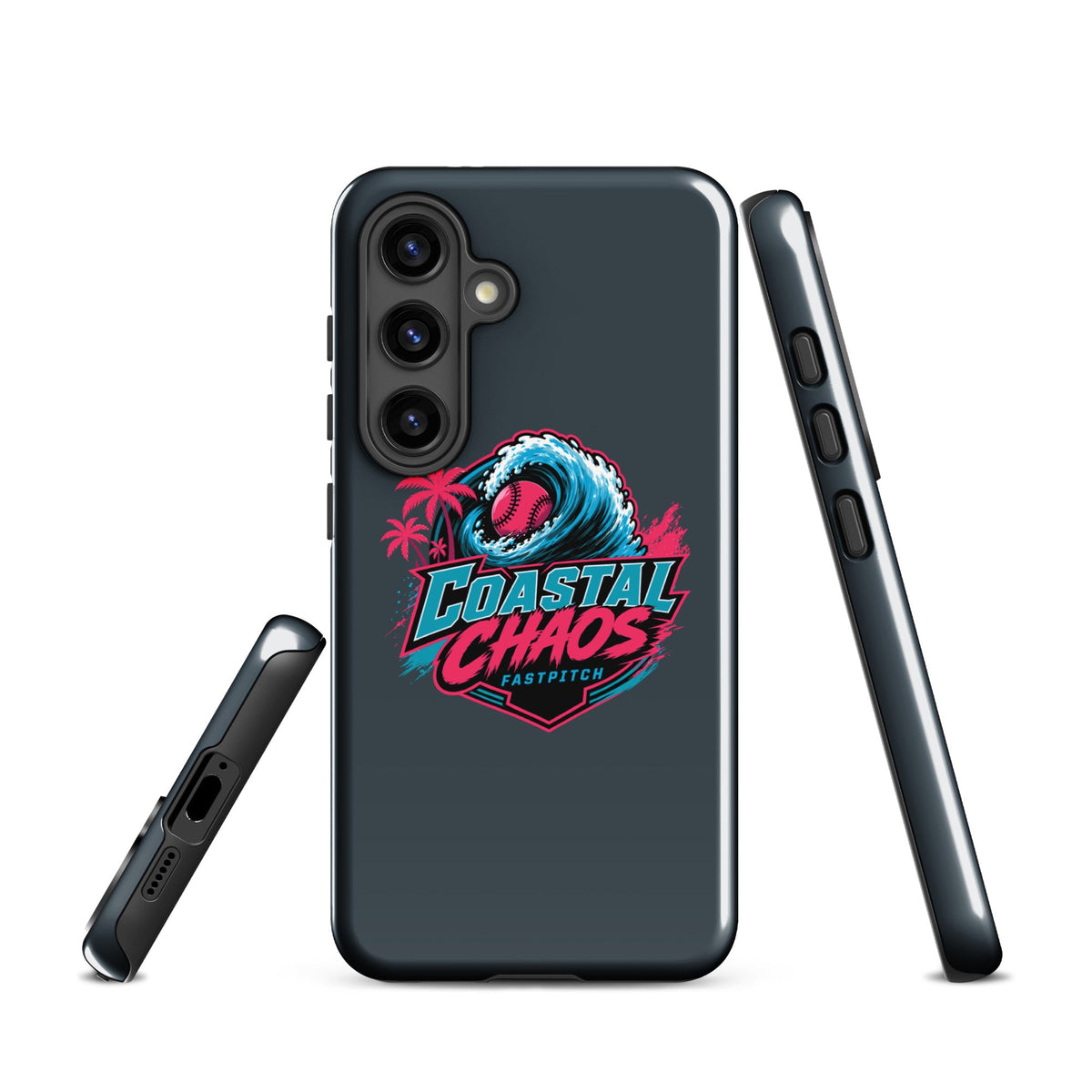 Tough Case for Samsung® | Coastal Chaos Fastpitch | Emblem Logo