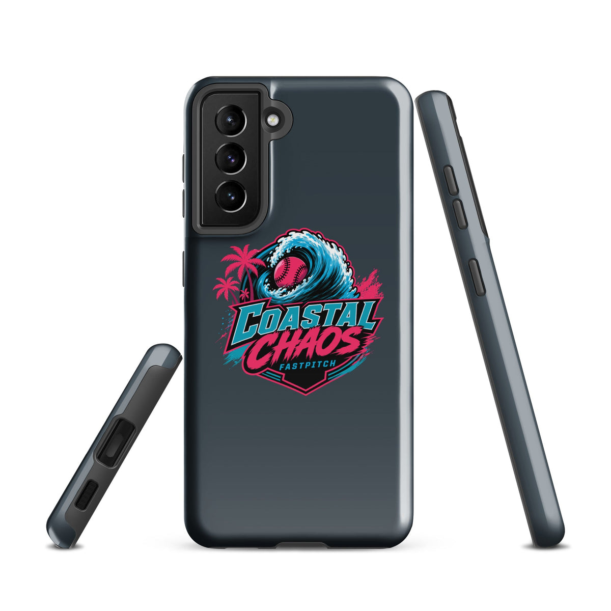 Tough Case for Samsung® | Coastal Chaos Fastpitch | Emblem Logo