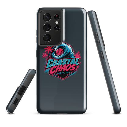 Tough Case for Samsung® | Coastal Chaos Fastpitch | Emblem Logo