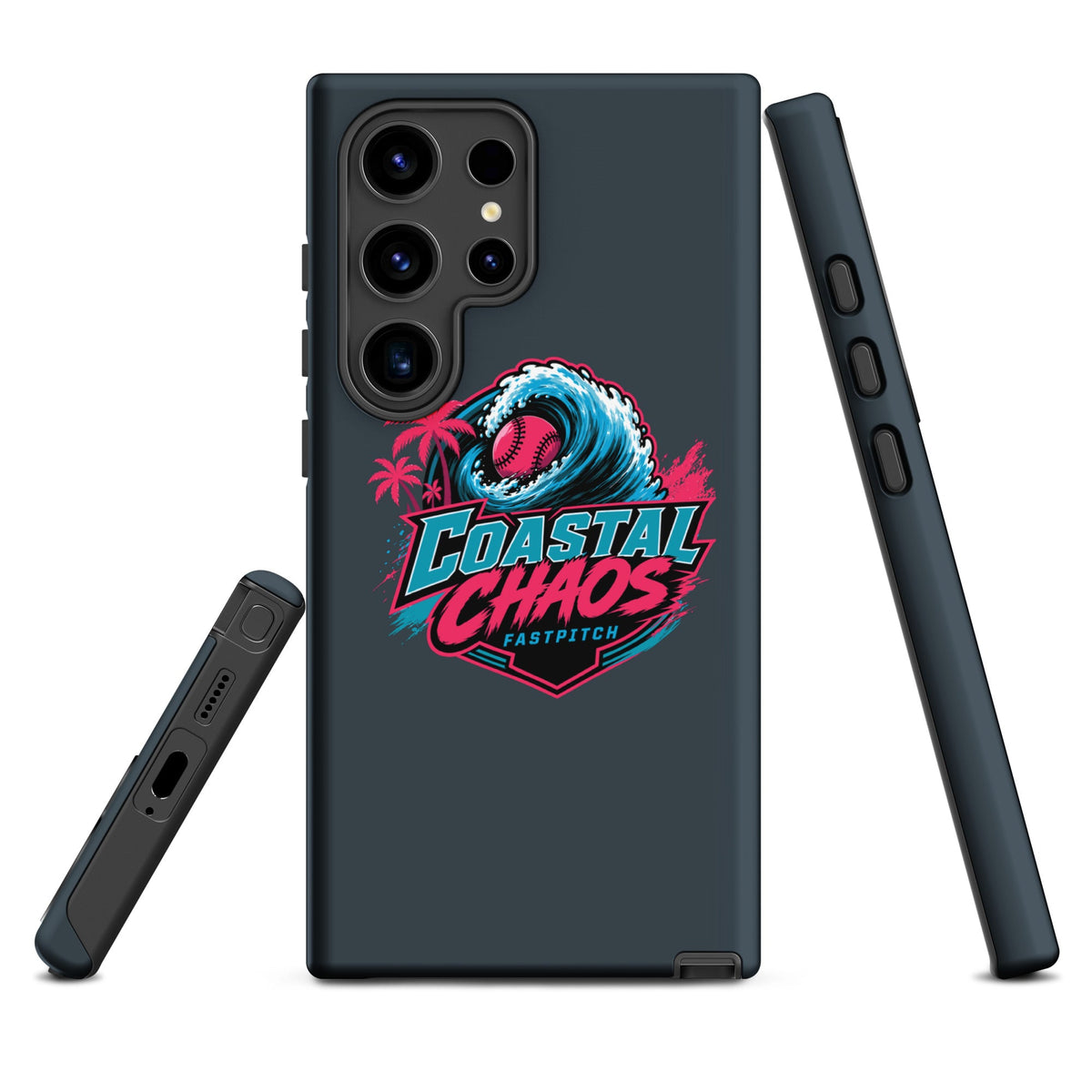 Tough Case for Samsung® | Coastal Chaos Fastpitch | Emblem Logo