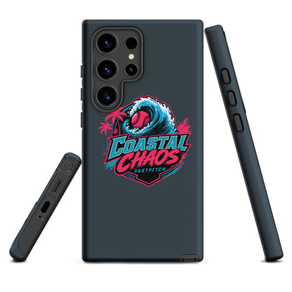 Tough Case for Samsung® | Coastal Chaos Fastpitch | Emblem Logo