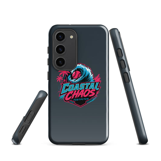 Tough Case for Samsung® | Coastal Chaos Fastpitch | Emblem Logo