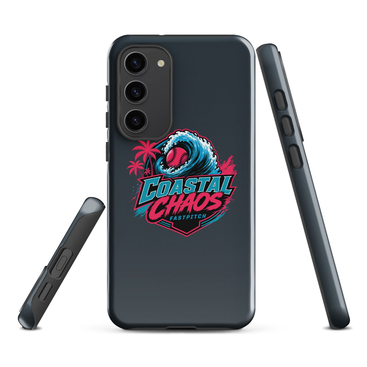 Tough Case for Samsung® | Coastal Chaos Fastpitch | Emblem Logo