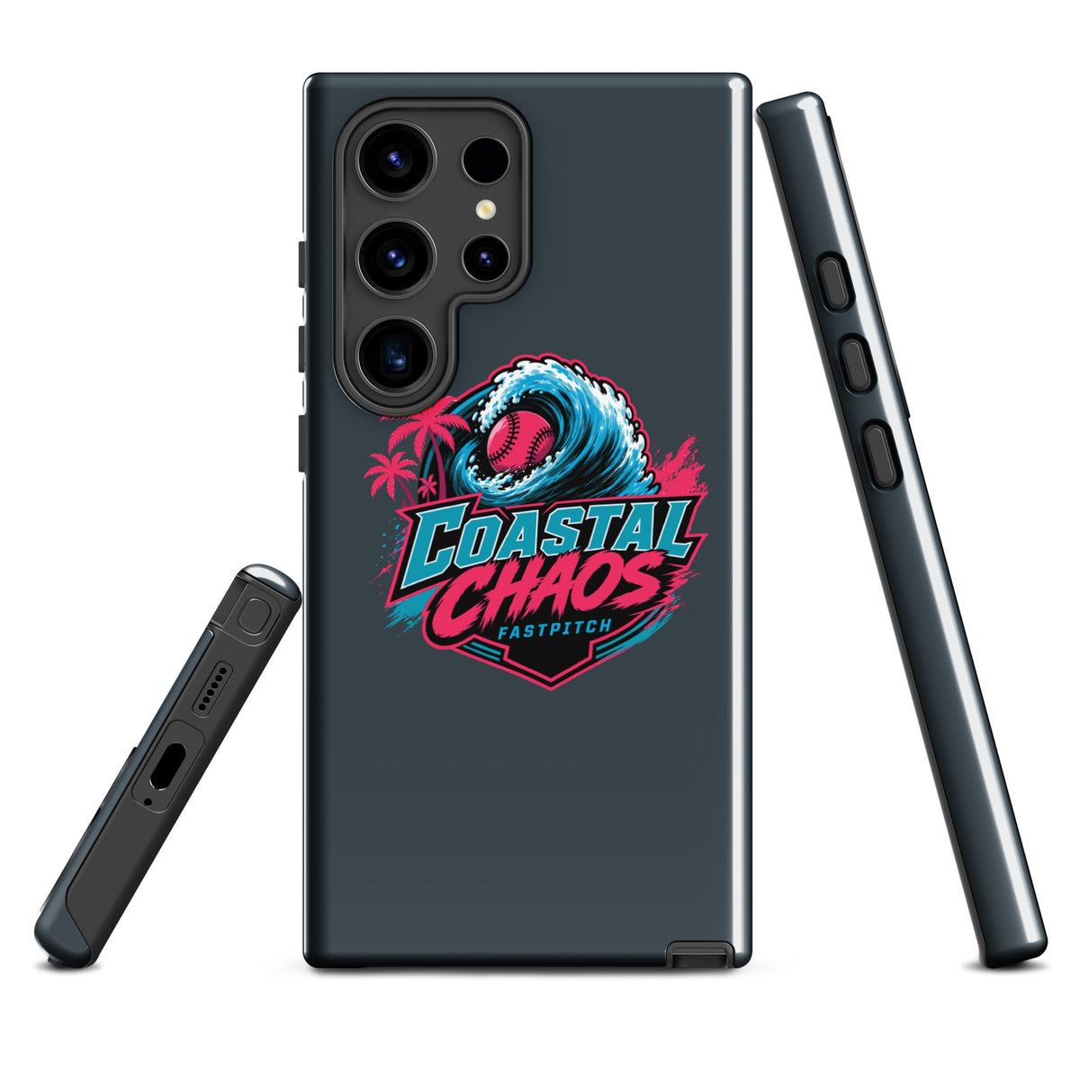Tough Case for Samsung® | Coastal Chaos Fastpitch | Emblem Logo