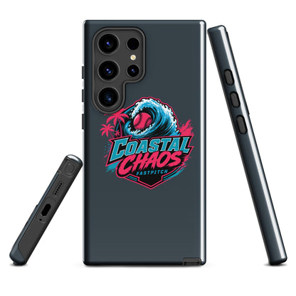 Tough Case for Samsung® | Coastal Chaos Fastpitch | Emblem Logo