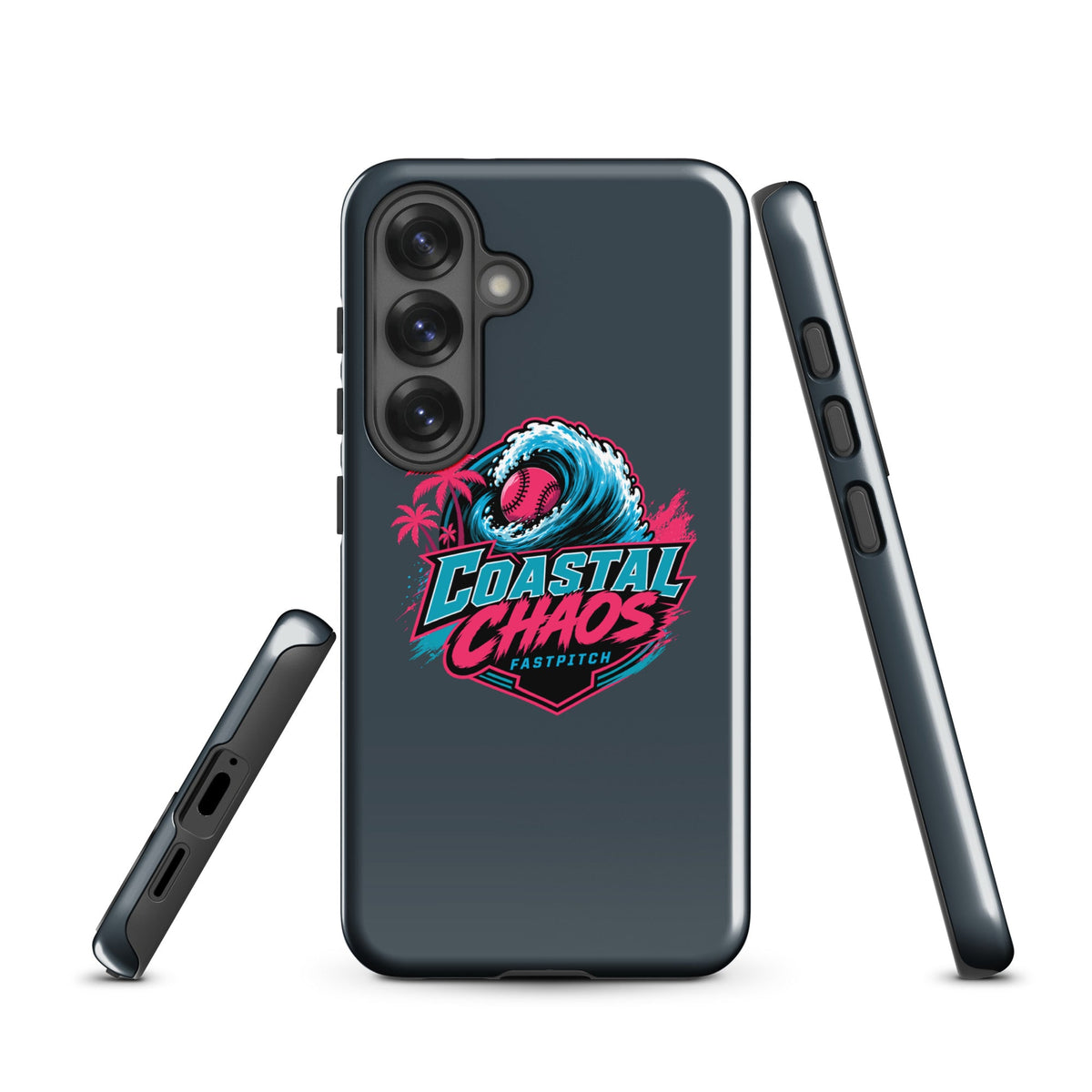Tough Case for Samsung® | Coastal Chaos Fastpitch | Emblem Logo
