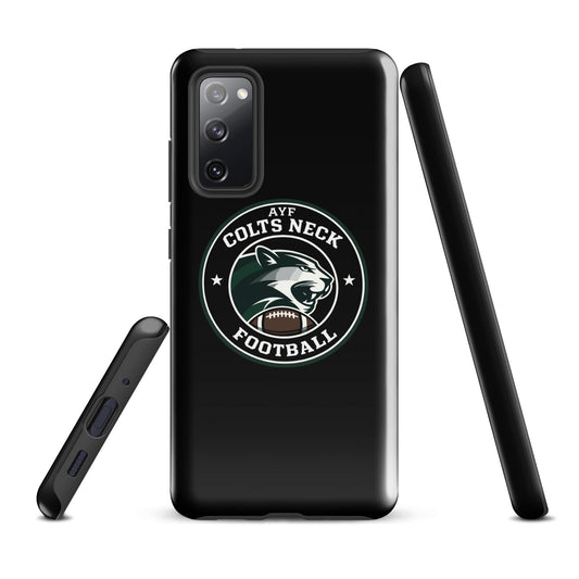 Tough Case for Samsung® | Colts Neck Cougars | Youth Tackle Football (AYF) | Varsity Badge Logo