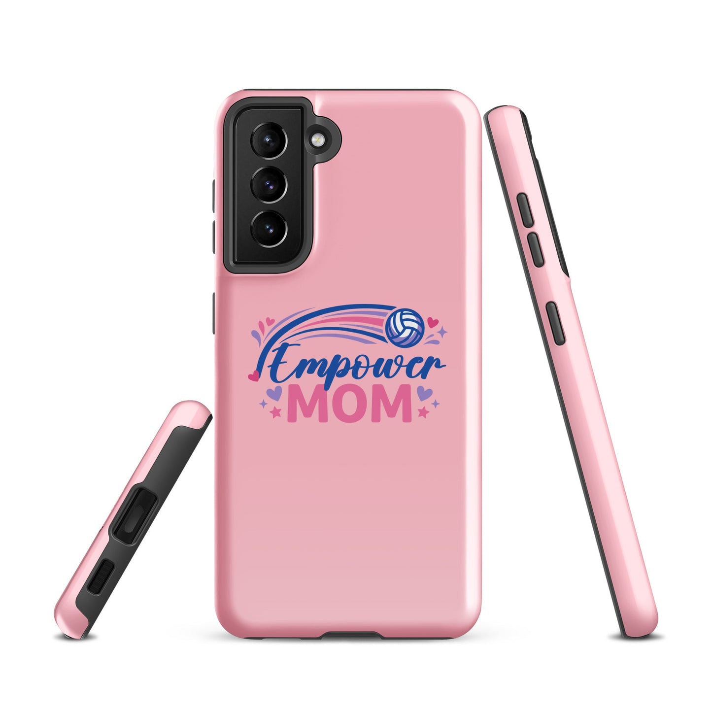 Tough Case for Samsung® | Empower Volleyball Club | Mom Crest Logo