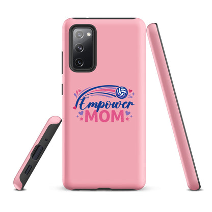 Tough Case for Samsung® | Empower Volleyball Club | Mom Crest Logo
