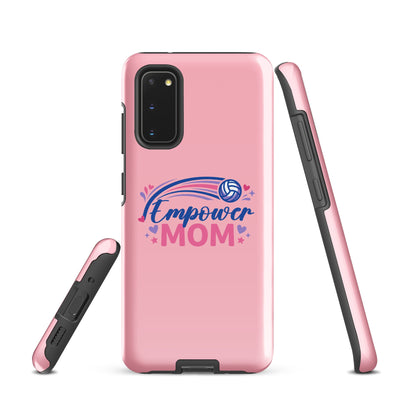 Tough Case for Samsung® | Empower Volleyball Club | Mom Crest Logo