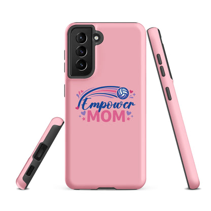 Tough Case for Samsung® | Empower Volleyball Club | Mom Crest Logo