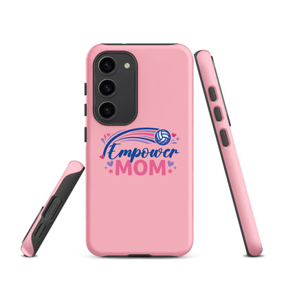 Tough Case for Samsung® | Empower Volleyball Club | Mom Crest Logo