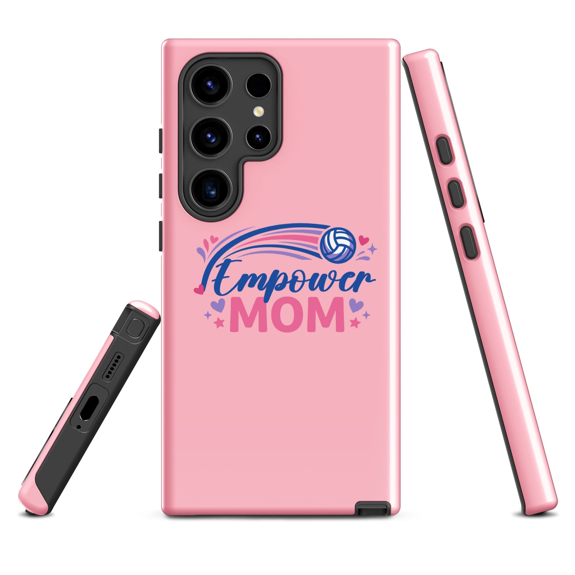 Tough Case for Samsung® | Empower Volleyball Club | Mom Crest Logo