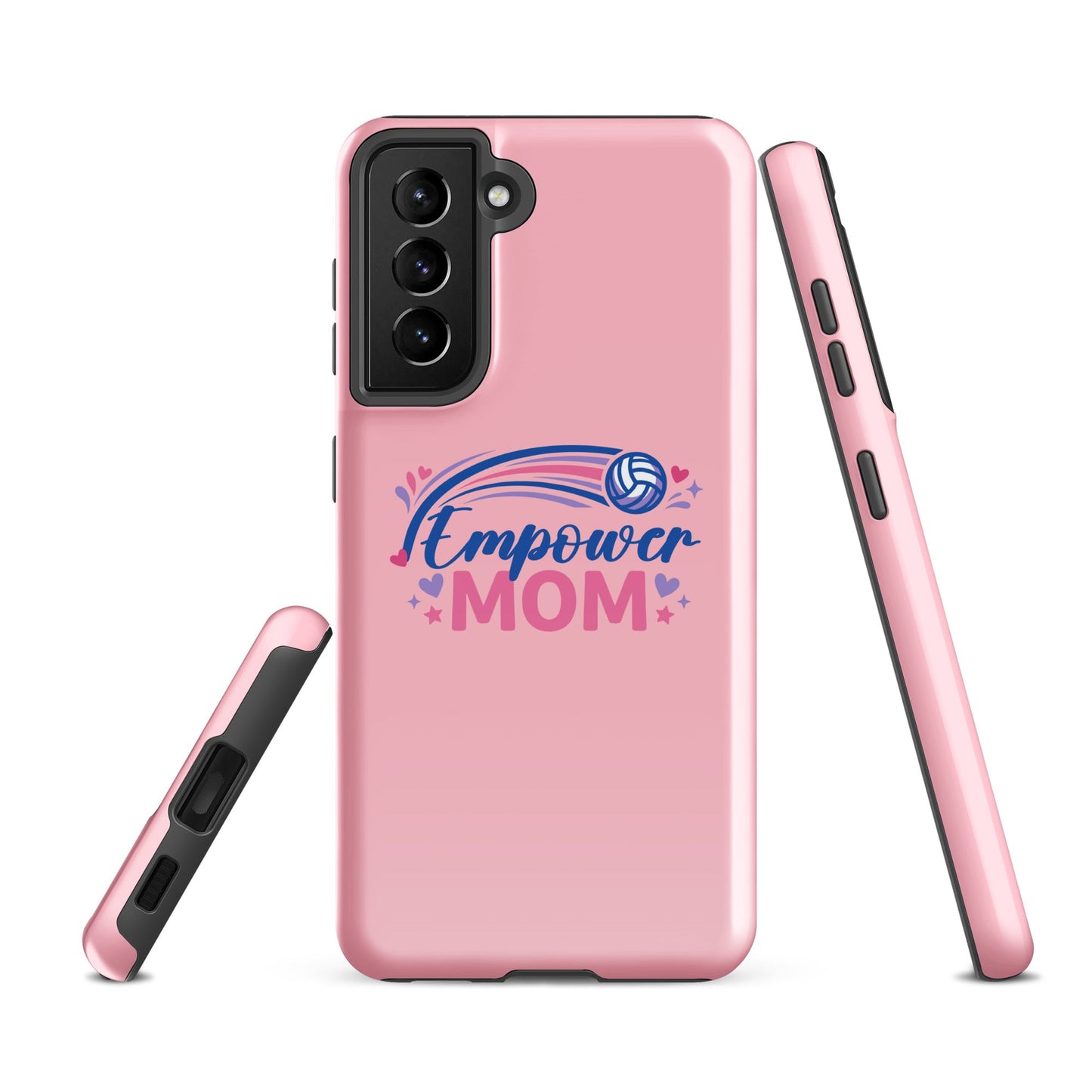 Tough Case for Samsung® | Empower Volleyball Club | Mom Crest Logo