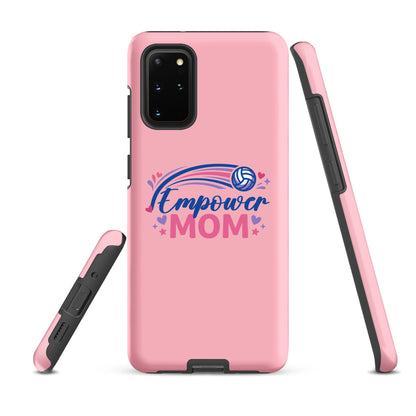 Tough Case for Samsung® | Empower Volleyball Club | Mom Crest Logo