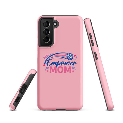 Tough Case for Samsung® | Empower Volleyball Club | Mom Crest Logo