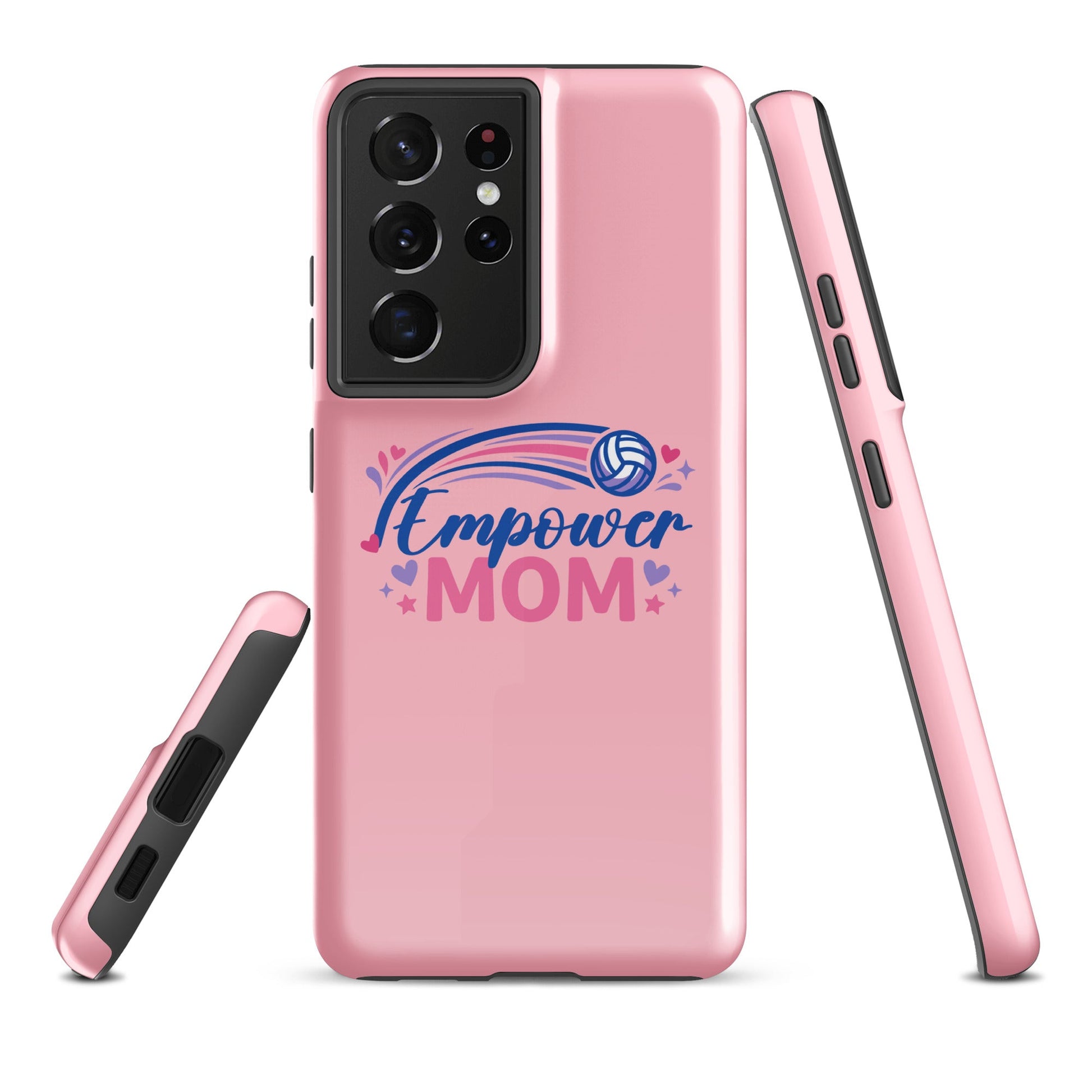 Tough Case for Samsung® | Empower Volleyball Club | Mom Crest Logo