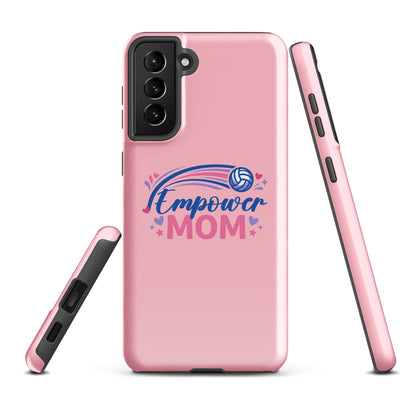 Tough Case for Samsung® | Empower Volleyball Club | Mom Crest Logo